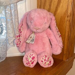 Jellycat Blushkin Blossom Luxe Bunny NWT